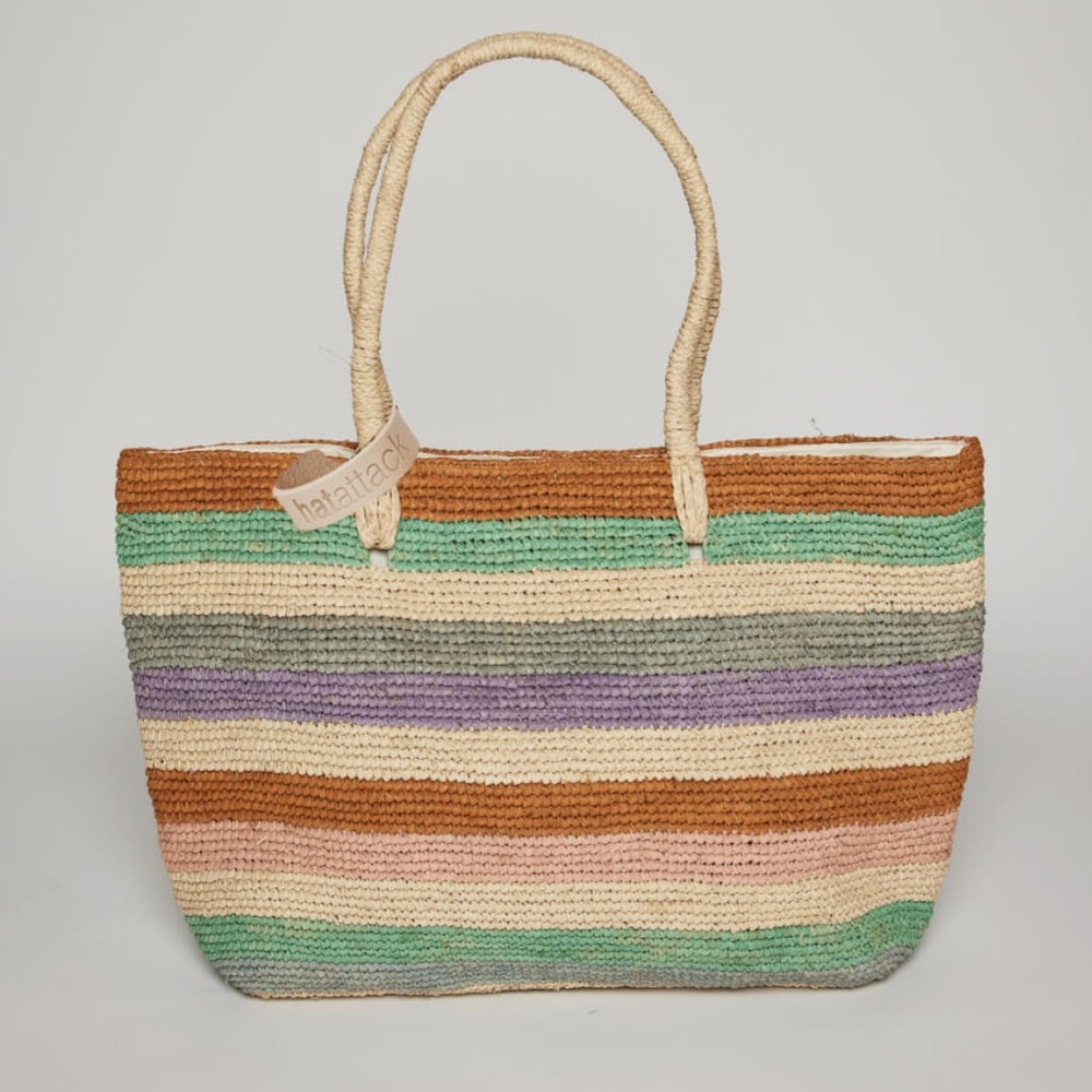 HAT ATTACK SEAGLASS STRIPE TOTE